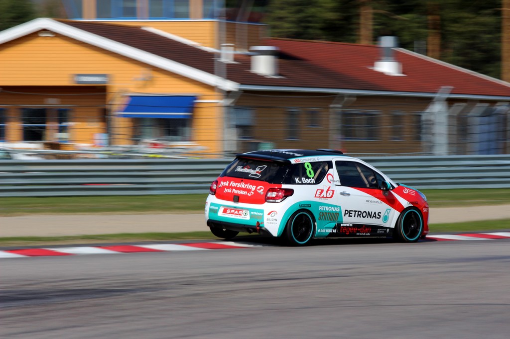 Kenn Bach, Vålerbanen 2016
(Foto: Niklas Majgaard/Citroën DS3 Cup)